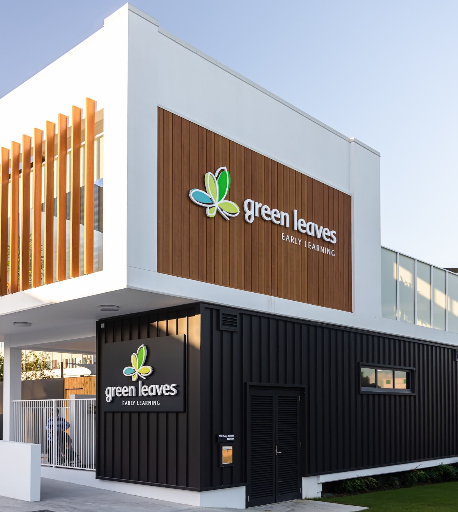 Green Leaves Early Learning signage by Sunquest Signs