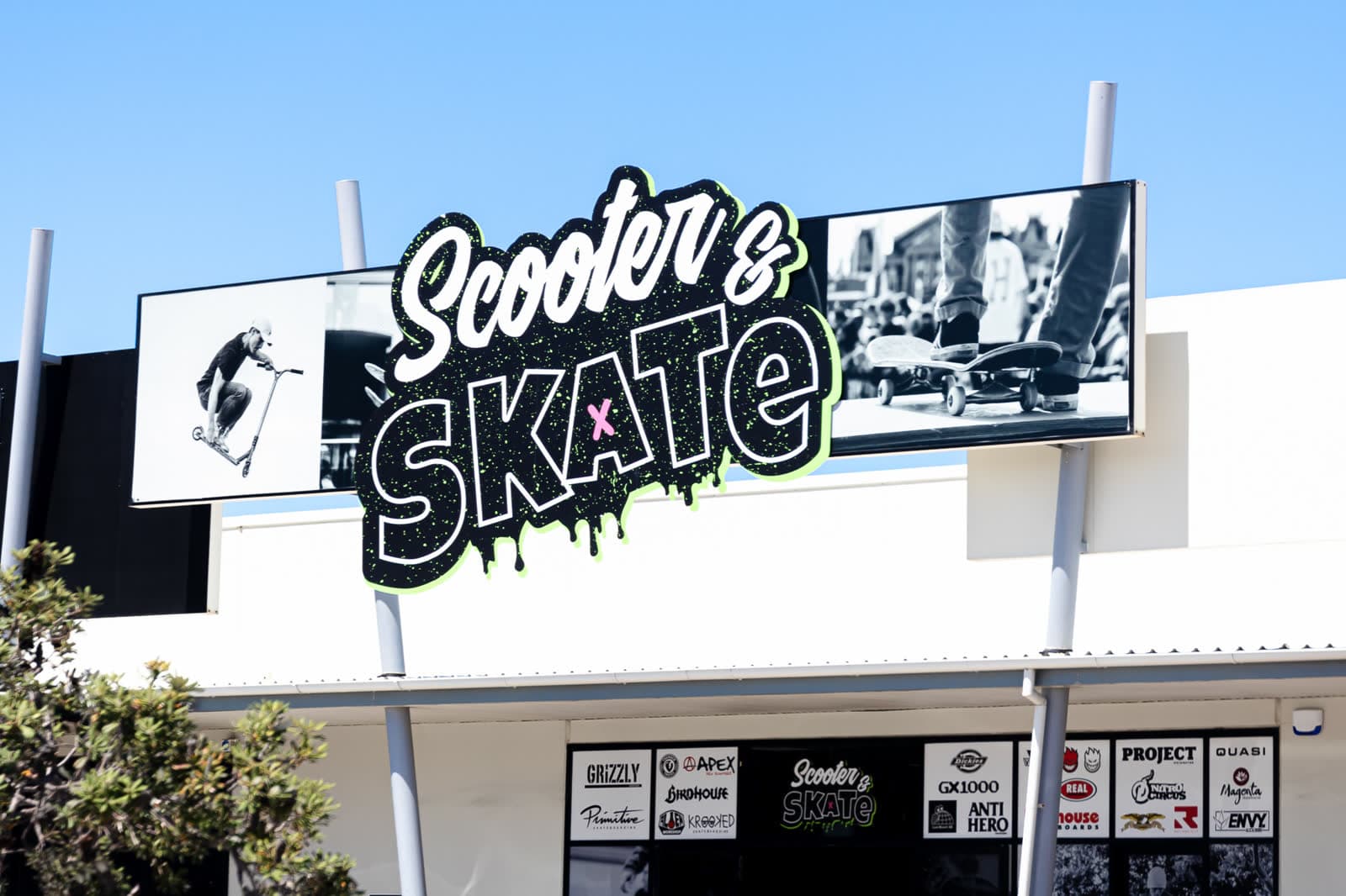 Scooter & Skate signage by Sunquest Signs