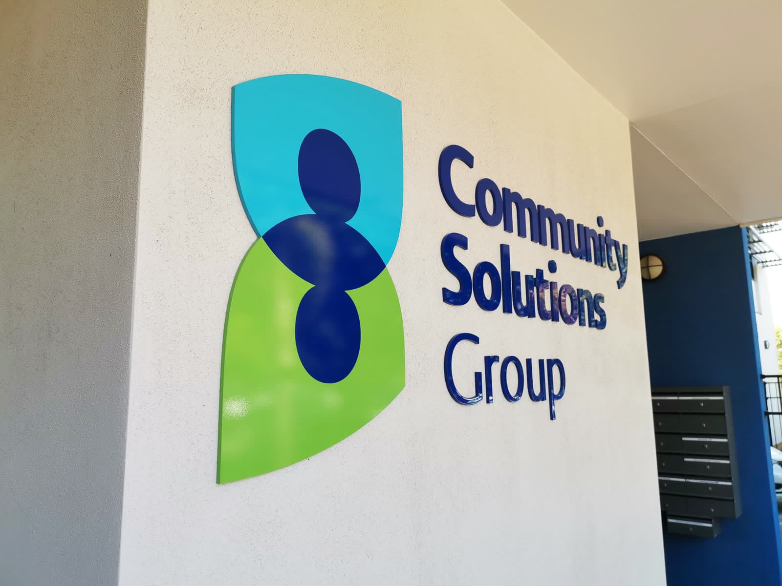Community Solutions Group signage by Sunquest Signs