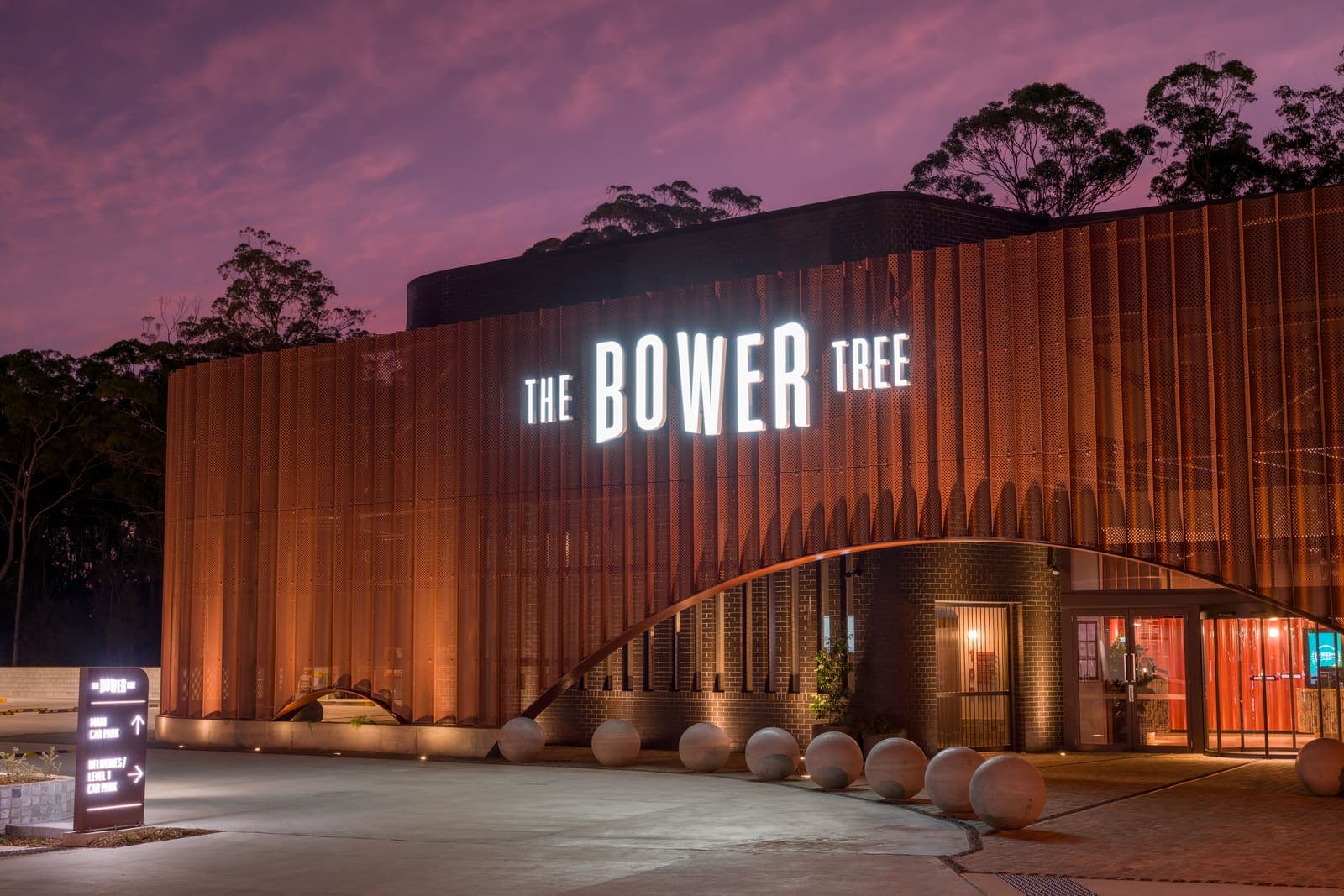 The Bower Tree signage by Sunquest Signs
