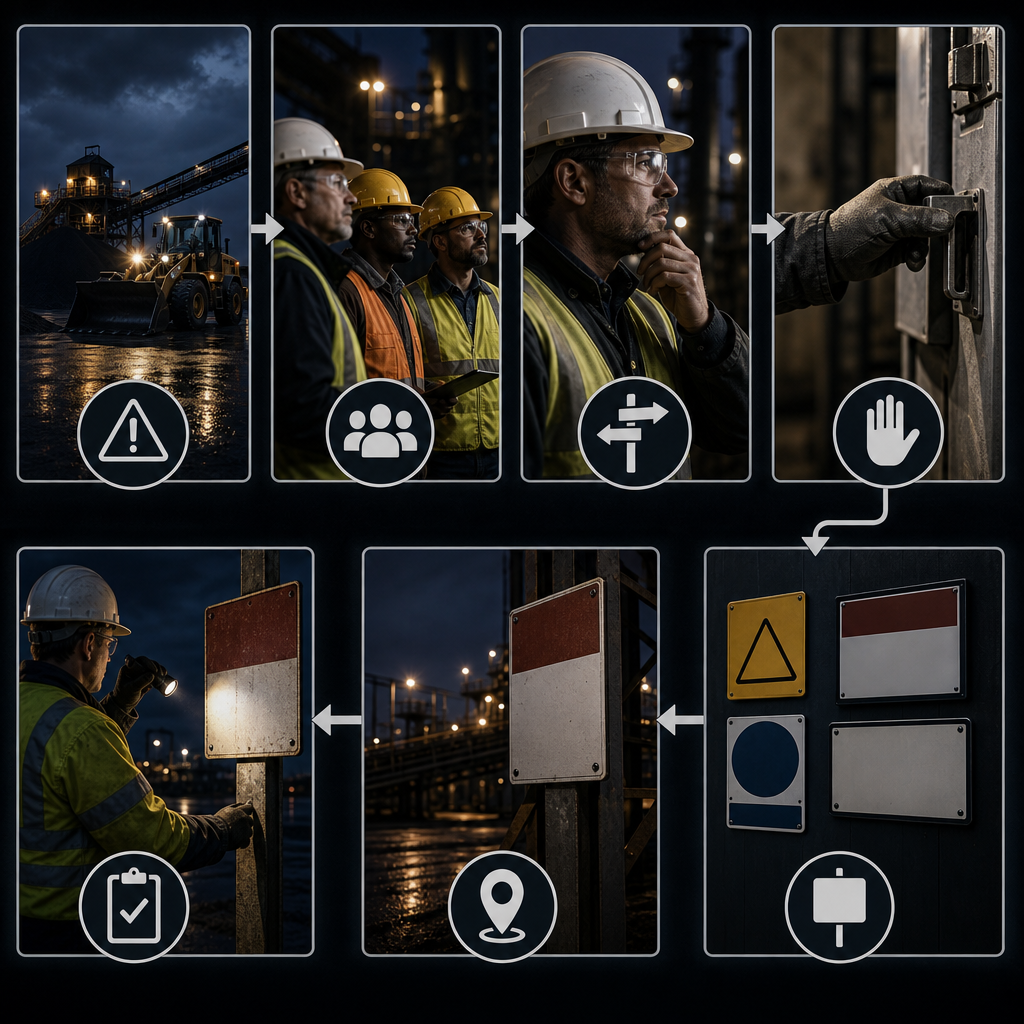 Process for selecting a construction site sign