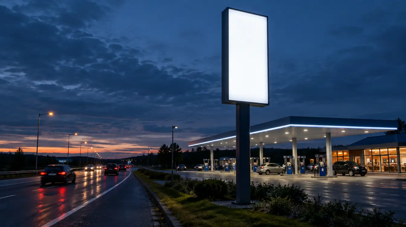 Illuminated Pylon Signs: Lighting Options, Running Costs, Council Rules and Maintenance