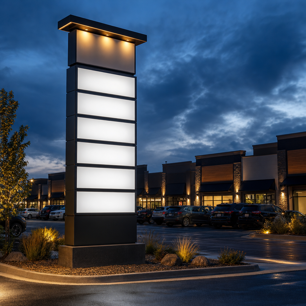 Multi-Tenant Pylon Signs: Design, Panel Layouts, Approvals and Tenant Changeovers