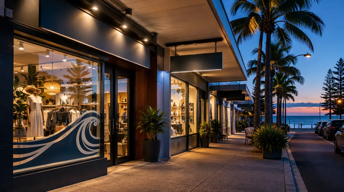 Shop Front Signs in Caloundra: Precinct Styles, Coastal Materials, Council Rules and Costs