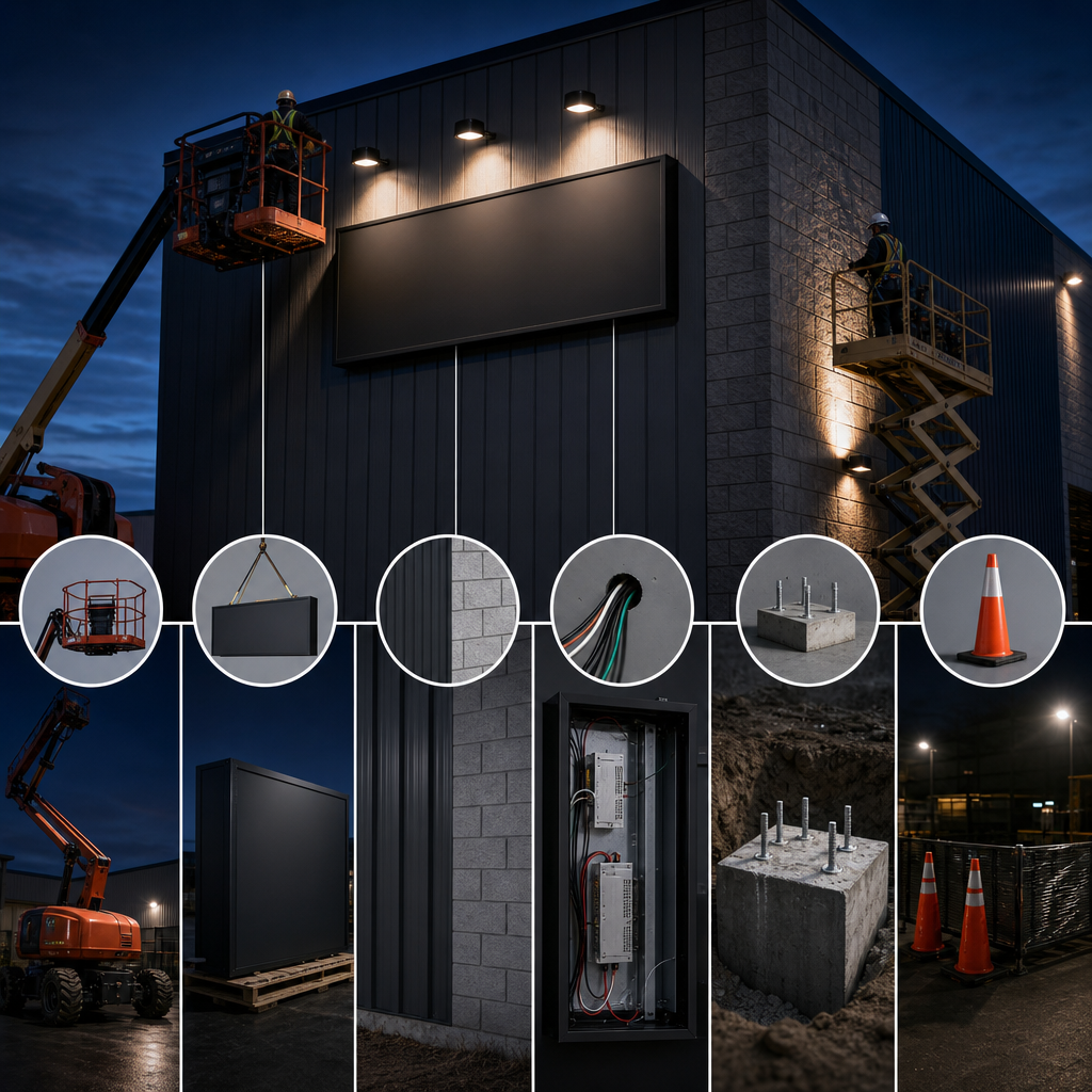 Factors that affect commercial sign installation cost