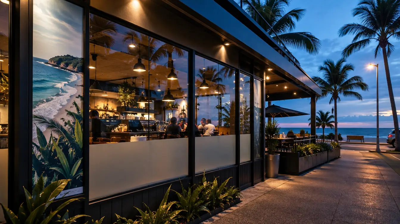 Window Decals and Graphics for Sunshine Coast Shopfronts: Types, Coastal Materials, Rules and Costs